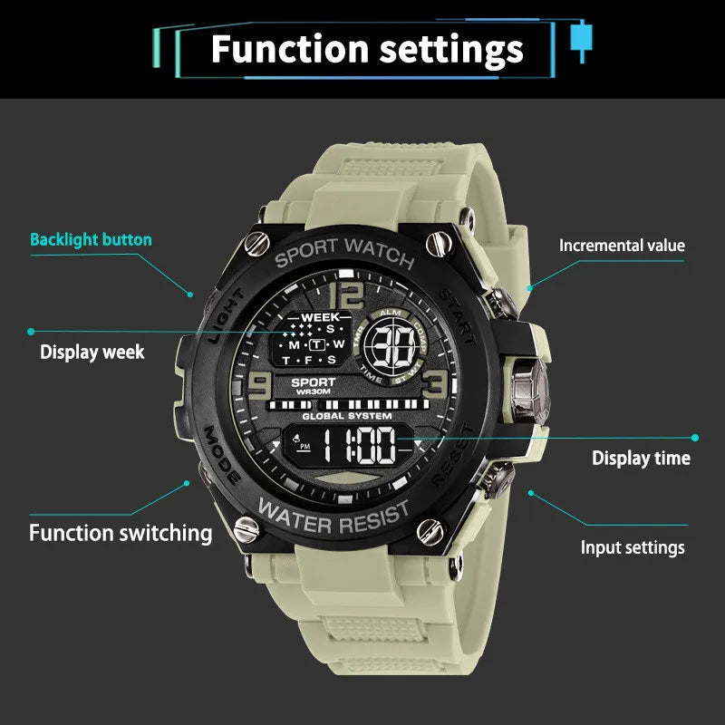 Anti-Drop Digital Watch